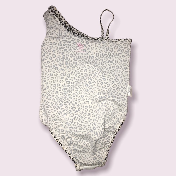 Children’s Place Girl’s Cheetah Print One-Piece Swimsuit.  Size 2T. - Picture 4 of 5